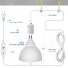 Barrina LED Grow Light Bulb with Timing and Hanging System,