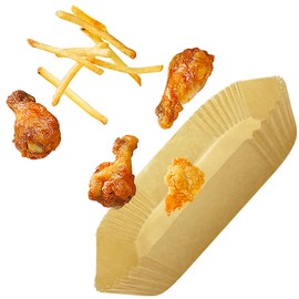 Air Fryer Disposable Inserts (Pack of 100), 6.3 Inch Square Air Fryer Paper Inserts, Food Grade Parchment/Baking Paper for Air Fryer, Compatible with COSORI, Ninja, Tower