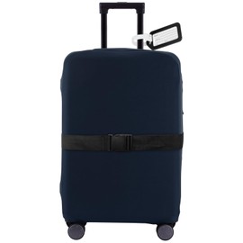 RainVillage Travel Luggage Cover Suitcase Protector Scratch-Resistant Fit 19-31 Inch Suitcase, Not Included Suitcase (Tibetan Blue, S(19-21inch))