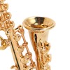 Cute Saxophone Pendant Keychain Portable Funny Brass Miniature Saxophone Musical