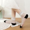 DAMILY Women's Summer See-Through Socks, No Stuffy, Transparent Socks, Cool,