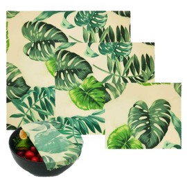 GmeDhc Beeswax Cloths, Wax Paper for Food, Reusable Beeswax Wipes for Wrapping, Food, Cheese Bread, 3 Sizes S/M/L