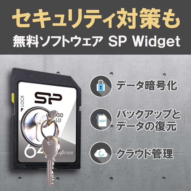 Silicon Power SD Card, UHS-I U3 V30, 4K Compatible, Class