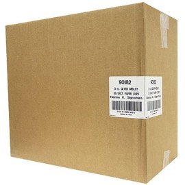 Hanna K. Signature Collection 24 Count Medley Paper Hot/Cold Cup, 9-Ounce, Silver