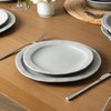 Stone Lain Oasis 4-Piece Salad Plate Set Stoneware, Grey Blue