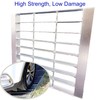 MOSINSBO Galvanized Steel Drain Grate with Base, 12x12 Outdoor Drain