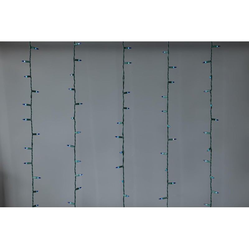 Brite Star 100 Count Mini String Christmas Lights, Blue -