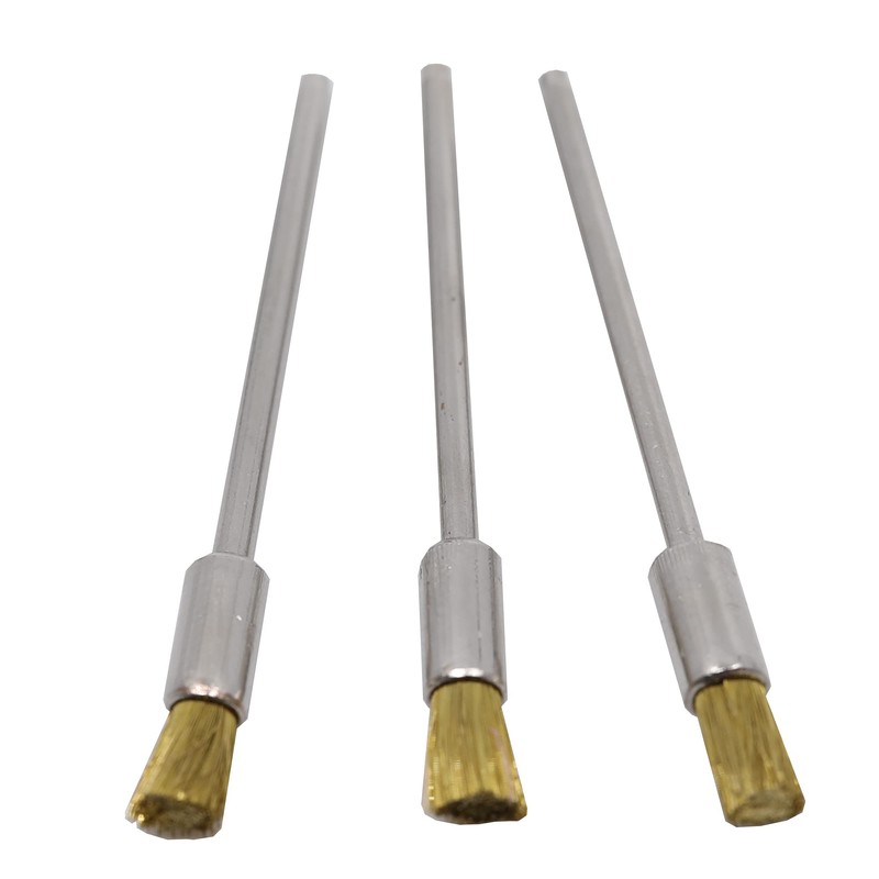 Ikohe Ikohe End Brass Wire Brushes Straight pkg of 3