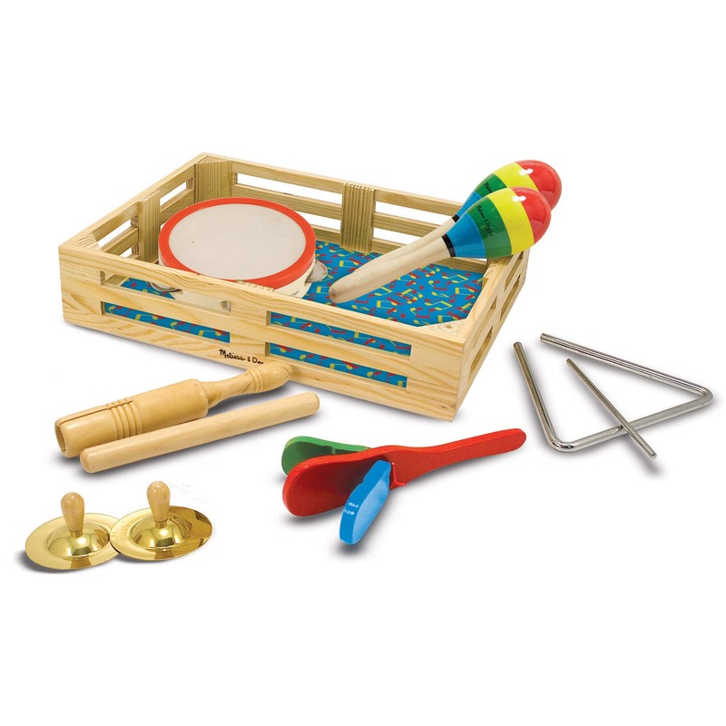 Melissa & Doug Band-in-a-Box Clap! Clang! Tap! - 10-Piece Musical