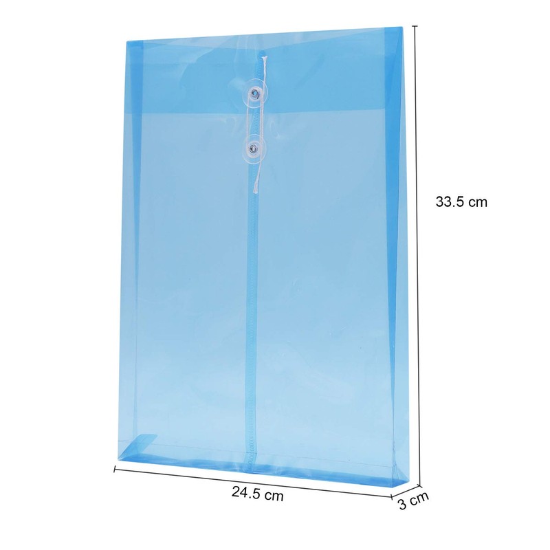 Clear Holder, Clear File Case, Set of 10, Transparent, A4