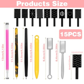 15teiliges Cat Eye Nagelmagnet-Set, Katzenaugen Gelmagnet für Nägel Cat eye Magnet, Magnetismus Katzenaugen Gel nagellack magnetisch doppelseitiges Nagelwerkzeug Zubehör Magnet für Nägel