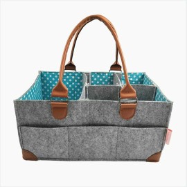 Baby Diaper Caddy - Nursery Storage Bin and Car Organize, Baby Shower Gift