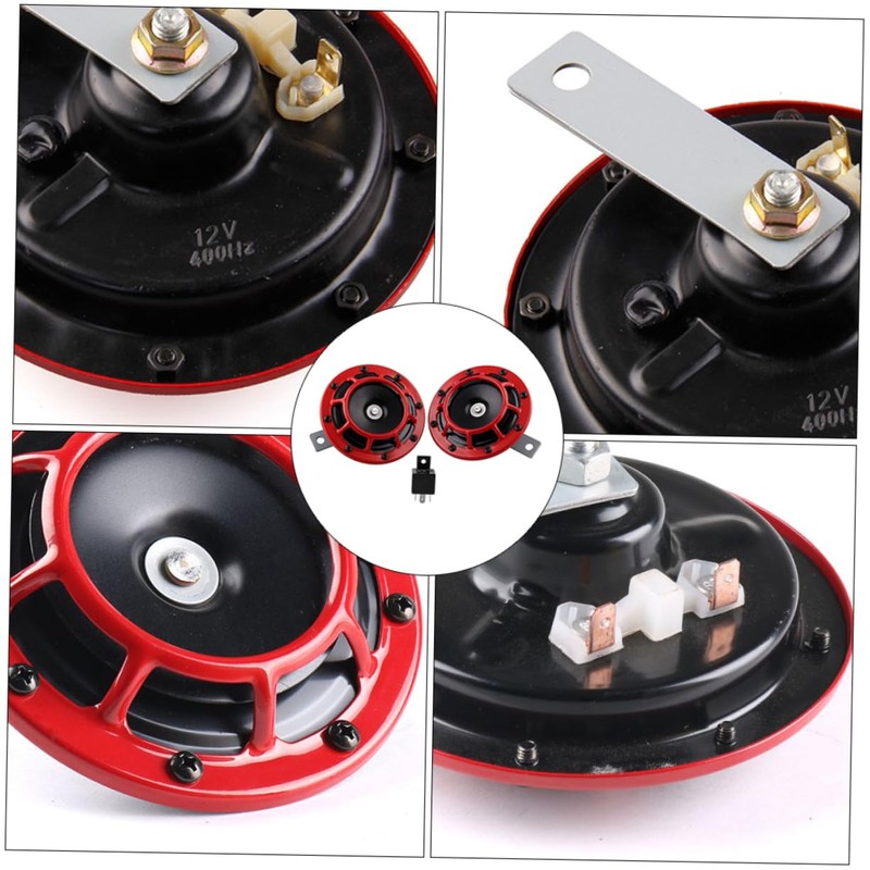 BUGUUYO Motorcycle Horn for Car Super Loud Airhorn High Low