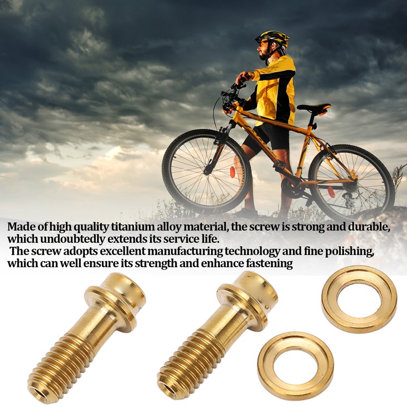 RISK 4pcs/box Titanium Alloy Fixed Screw Set for Sram Brake