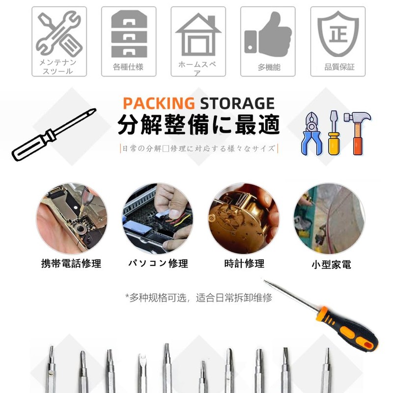 MYLCHBDJ Torx Screwdriver, Replacement Screwdriver Set, Precision Screwdriver Set, T5,