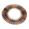 Mytoptrendz® Pair Of Tort Brown Flexi Hair Combs Headband Hair