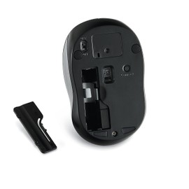 Verbatim 2.4G Wireless LED Silent Mouse - Noiseless and Silent Click Computer Mouse with Nano Receiver for Mac and PC - Graphite