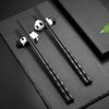Set of 6 ceramic panda chopsticks rests with gift box,