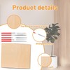 15pcs Balsa Wood Sheets, 10x20x0.2cm, with 5 Tools Wood Veneer