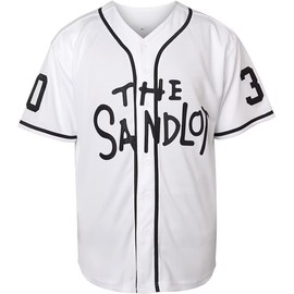 Men's Baseball Jersey The Sandlot #30 Benny Squints Yeah-Yeah The Jet Rodriguez Movie Baseball Jersey Sports Uniform