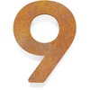 Vintage House Number 9 - Solid, Weatherproof & Durable -
