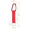 Karteo Lanyard Red with Carabiner Hook [Pack of 1] Short