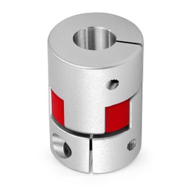 Clutch Coupler Aluminium 6mm x 8mm Shaft Coupling Flexible Plum Claw Coupling Aluminium Alloy Joint Connector for CNC Machine and Servo Step Motor D20 L30