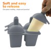 Ice Cream Mold Silicone Practical Portable DIY Ice Pop Maker