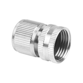 Nickel Plated Brass Female and Male 3/4 Inch Water Hose Quick Connect Fitting Garden Quick Disconnect Release Hose Connector, 3 Sets