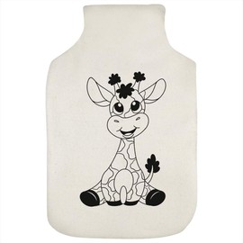 'Cute Baby Giraffe' Hot Water Bottle Cover (HW00036394)