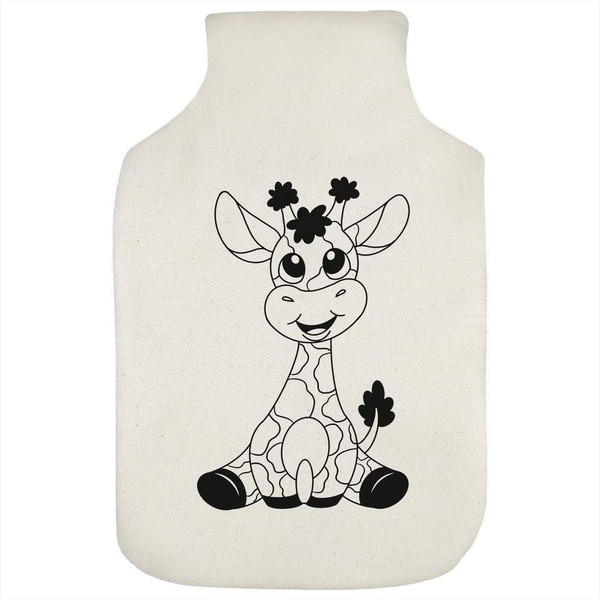 'Cute Baby Giraffe' Hot Water Bottle Cover (HW00036394)