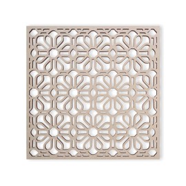 Lattice Panel with a Unique Flower Design Design MDF Home & Yard Décor - Wall Panel - Privacy Screen - Trellis - Indoor and Outdoor Use
