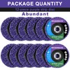 WelderElite Paint Stripping Discs 12-Pack, 4" Purple Angle Grinder Disc