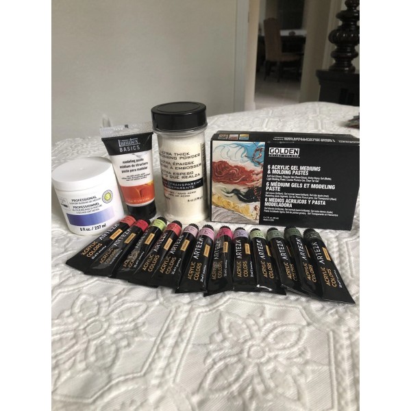 Golden Acrylic Paint Art Set