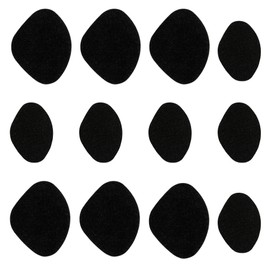 Weilin 12 Pcs Shoe Heel Repair, Trainer Heel Lining Repair Sneaker Shoe Kit Heel Protectors for Most Types of Shoe (Black)