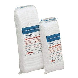 Holthaus Medical Absorbent Cotton Gauze Muslin Cotton Wool Roll – DIN 61640 YPSI Soft for Cotton, Available in Various Quantities 50 g