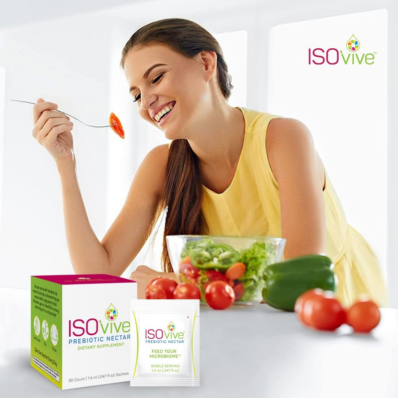 ISOThrive ISOVive Prebiotic Liquid Supplement (30-Day Supply) Natural Heartburn and