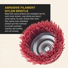 Dura-Gold 4" Abrasive Filament Nylon Bristle Cup Brush - 5/8"