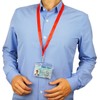 Lanyard with Clear Card Holder, Assorted Colours, Id Card Holder