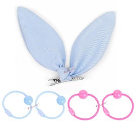 Probeauty Maomao Headwear Bow Hair Tie Blue Hairclip Hair Costume Accessory Set