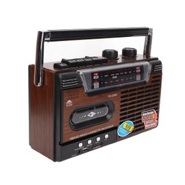 Tape Cassette Player Recorder, Classic 80s Style Portable Boombox SW1 SW2 AM FM Radio, Noiseless Stereo Speaker Retro Home Audio Stereo, Support Storage Card, USB, Antenna, Headphone Jack(US)