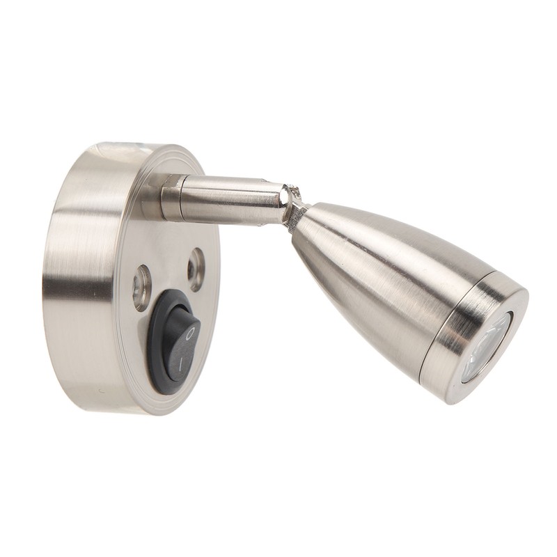 RV 12V to 24 V Reading Light Polished LED Berth
