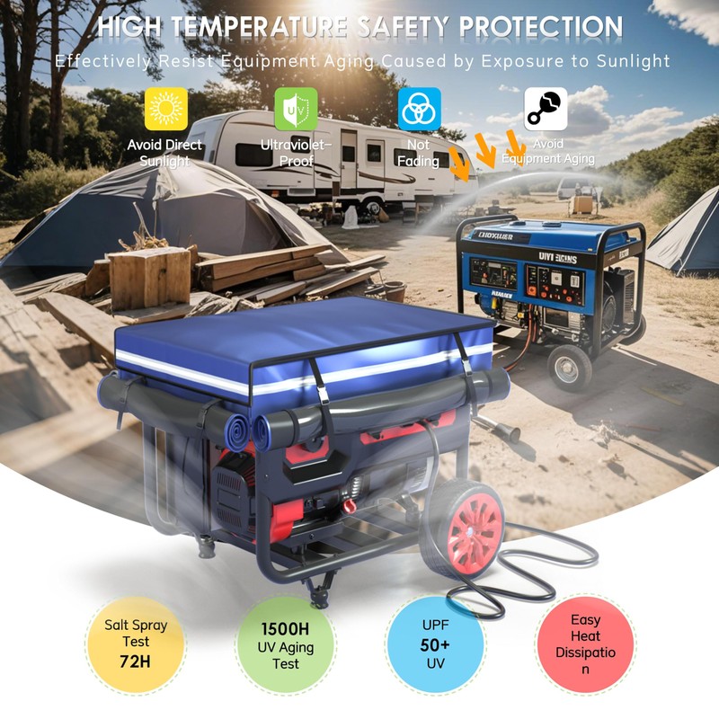 Generator Covers While Running, 32x24x24 Inches, Generator Running Covers,1680+400D Double
