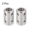 sourcing map 2 Pieces 8 mm to 8 mm Bore