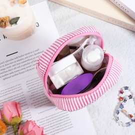 Period Bags for Women, Pink Sanitary Napkin Storage Bag, Portable Sanitary Pads Cute Sanitaries Napkin Pouch, Feminine Product Bag for Travel Daily Use, Holds Pads Tampons Panty Liners