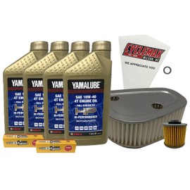 Cyclemax Full-Synthetic Yamalube Tune-Up Kit compatible with 1981-1983 Yamaha VIRAGO 750
