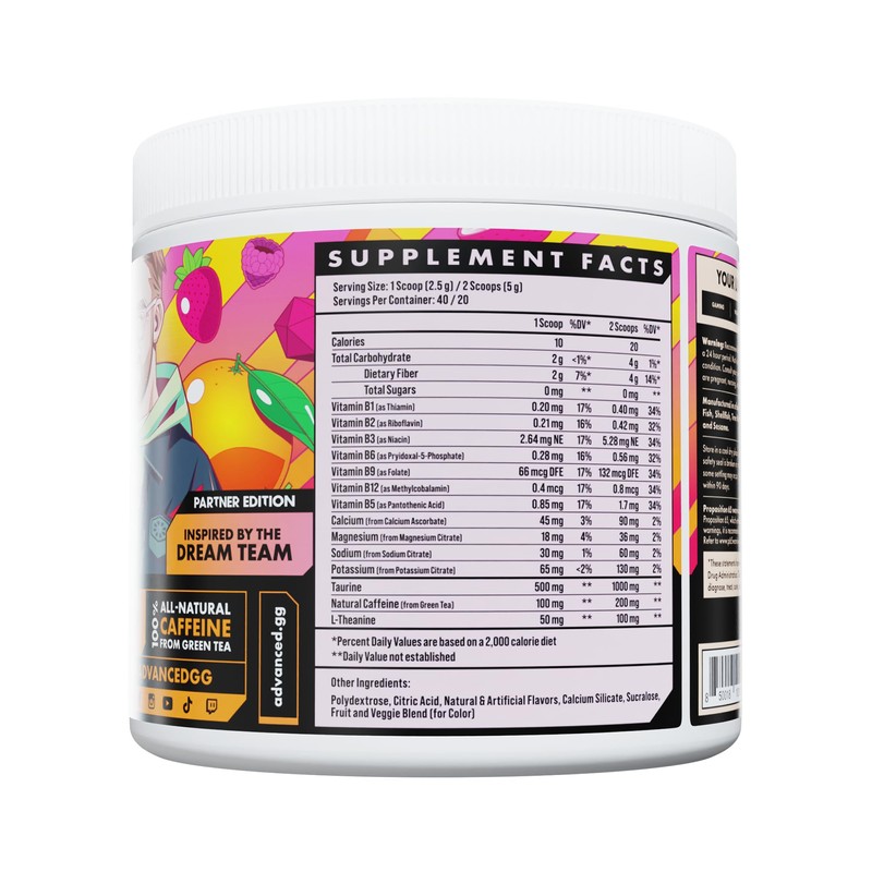 Advanced Energy - Energy Boosting Formula with Electrolytes for Hydration