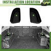 Qyebbk Trunk Organizer for 2010-2024 Toyota 4Runner 5-Seat 2nd Row(NOT