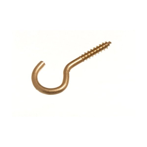 No.10 5mm x 60mm EB Steel Screw In Hook (Pack