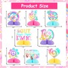Kreatwow Tie Dye 10th Birthday Decorations for Girls 8pcs Tie